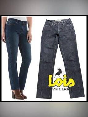 Lois Jeans and Jackets Dark Wash Gigi-2156 Mid-Rise Slim Fit Jeans (27x31)